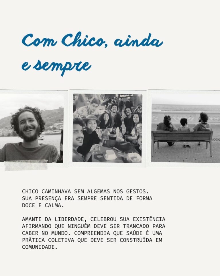 Com Chico, ainda e sempre - Uma carta de amor da nossa turma de 2016